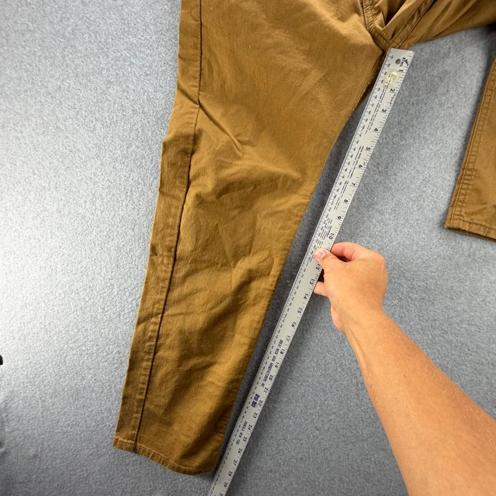 Levis 505 Regular Fit Straight Leg Pants Mens 32x30 Brown Cotton Workwear Casual